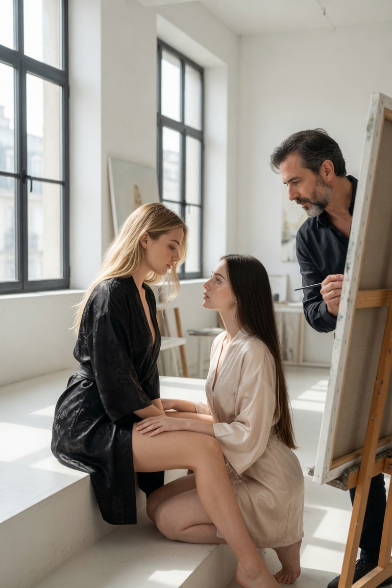 El pintor famoso — imagen erótica con IA 18