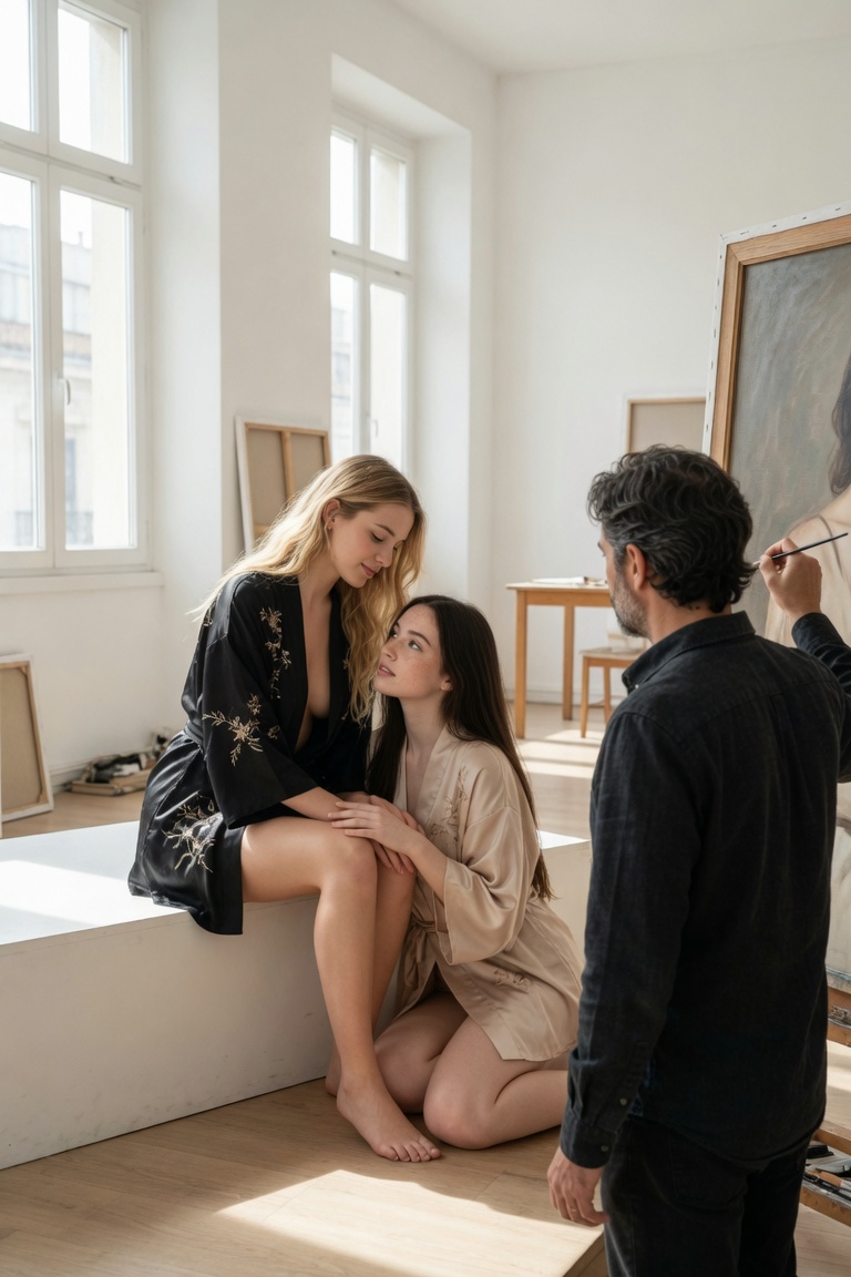 El pintor famoso — imagen erótica con IA 21